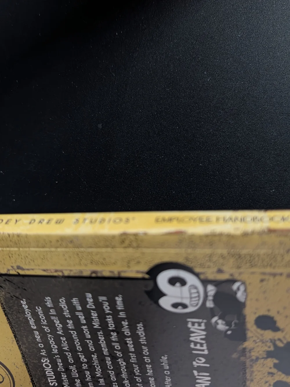 Bendy Employee Handbook - Yellow Cover